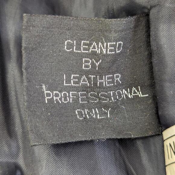 DIRECT ACTION! STUNNING FINE BLACK LEATHER, SUEDE, EMBROIDERED DETAIL COAT! SZ M - Picture 6 of 10